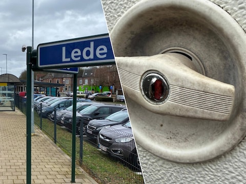 Station van Lede / Het slot van een caravan werd geforceerd.