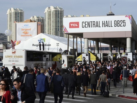 Bezoekers vorig jaar bij het Las Vegas Convention Center, waar de Consumers Electronics Show plaats vindt.