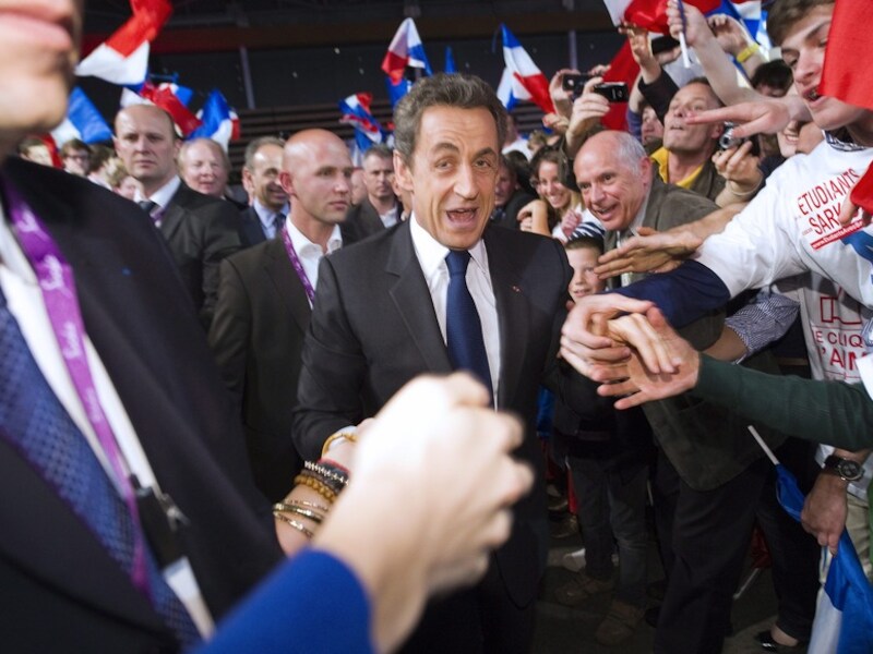 De Franse president Nicolas Sarkozy.