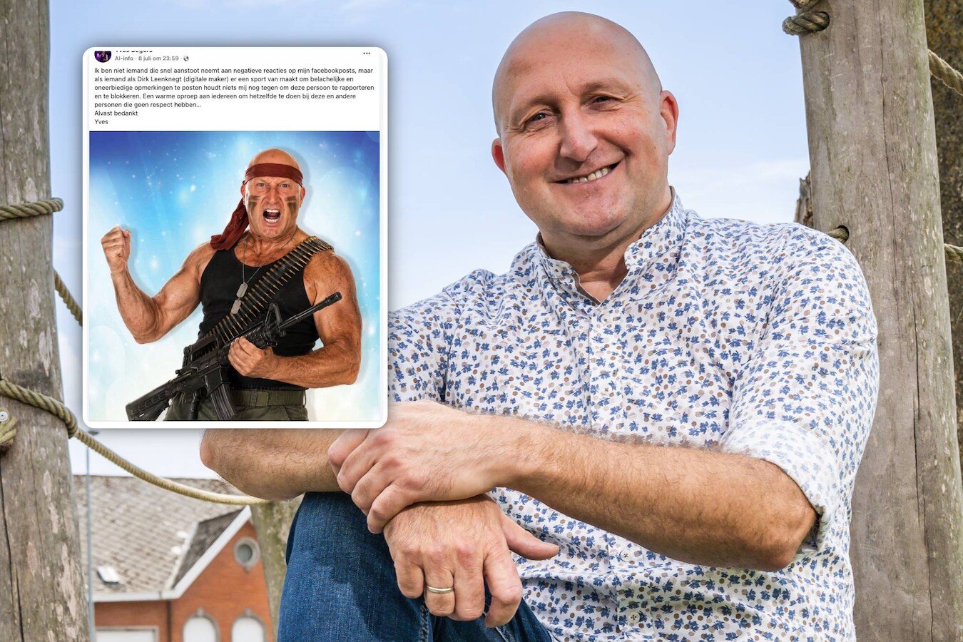 Yves Segers noemt internettrollen publiek bij naam: “Ik doe dit voor mijn  man” | Foto | hln.be