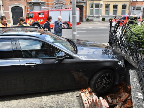 Ongeval in de Minister Liebaertlaan in Kortrijk.