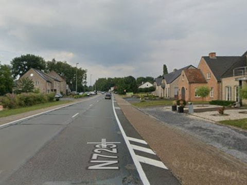 De fietser overleed op de Bevrijdingslaan in As na een medisch probleem.