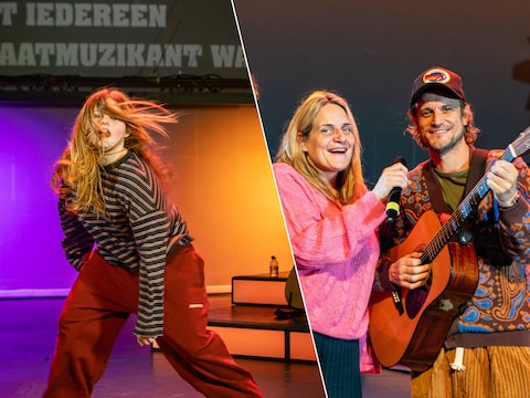 De jarige Charlie-Sue en haar mama Ruth Beeckmans met Tim Van Aelst