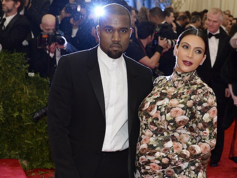 Kanye West en Kim Kardashian.
