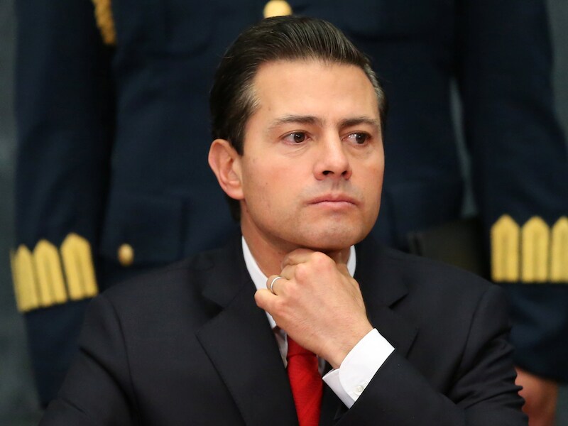 De Mexicaanse president Enrique Pena Nieto