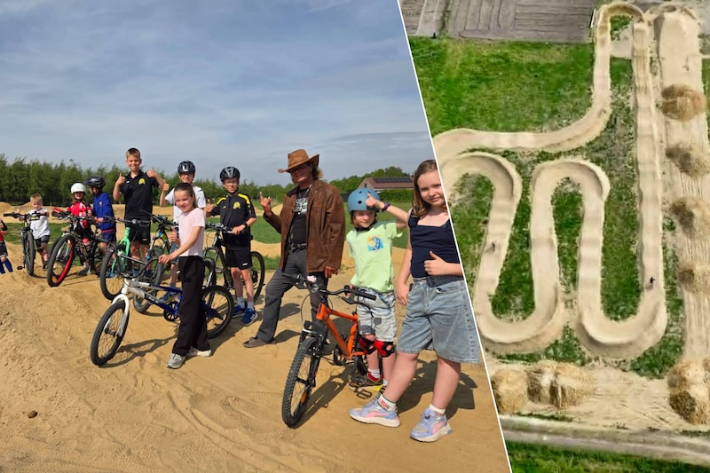 Mario bouwt BMX-parcours van 300 meter waar iedereen welkom is: “De ...