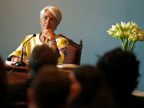 IMF-baas Christine Lagarde.