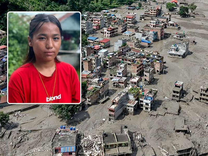“Ik voel me zo alleen”: Kopila (20) verloor in één klap 17 familieleden bij verwoestende overstromingen in Nepal