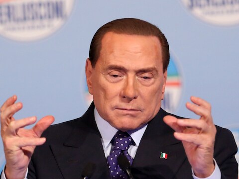 Gewezen Italiaans premier Silvio Berlusconi.