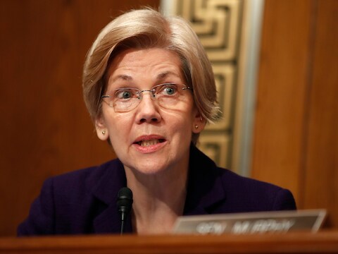 Senator Elizabeth Warren.