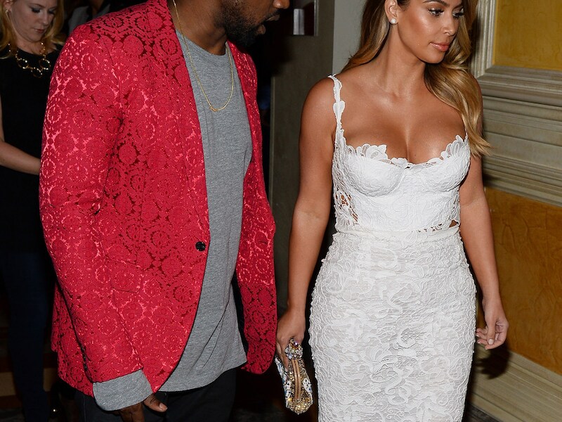 Kanye West en Kim Kardashian.