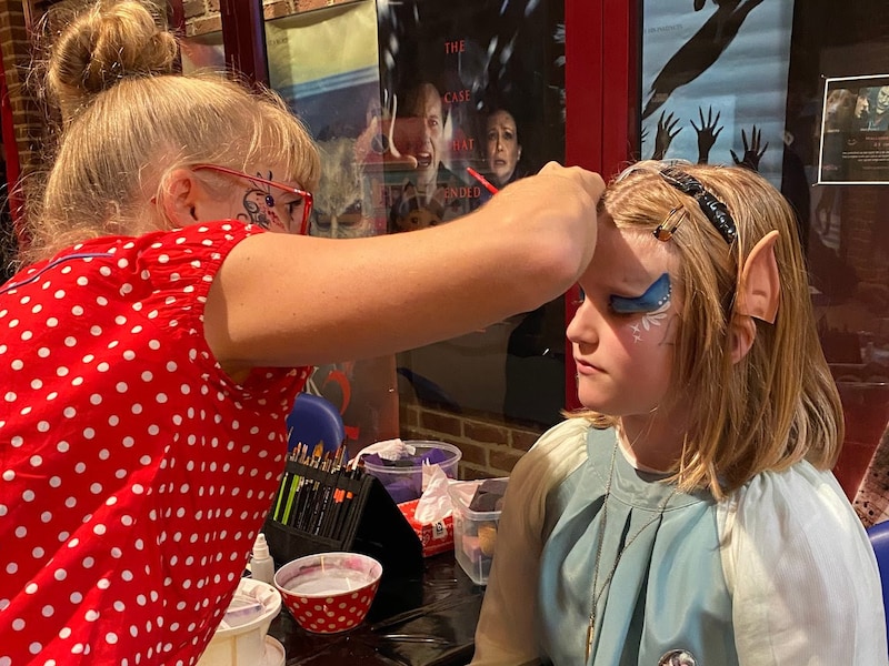 Er zal ook een schminkstand zijn op Halloween in Cinema Focus in Geraardsbergen.
