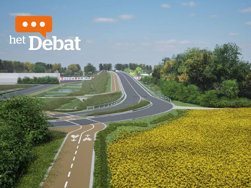 De nieuwe weg zal voorlopig enkel dienen voor de ontsluiting van het Doornpark maar kan later wel worden doorgetrokken tot aan de E34