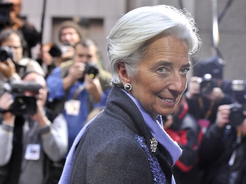 Christine Lagarde, hoofd van het IMF.