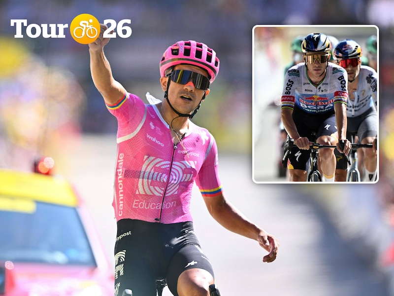 Na snipperdag voor Remco Evenepoel en co: sterke Richard Carapaz knalt naar ritwinst in zeldzame kans voor vluchters