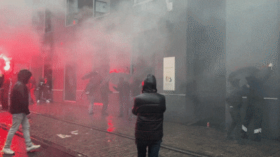 Rookbommetjes, graffiti en baksteen door ruit: sfeer op beto
