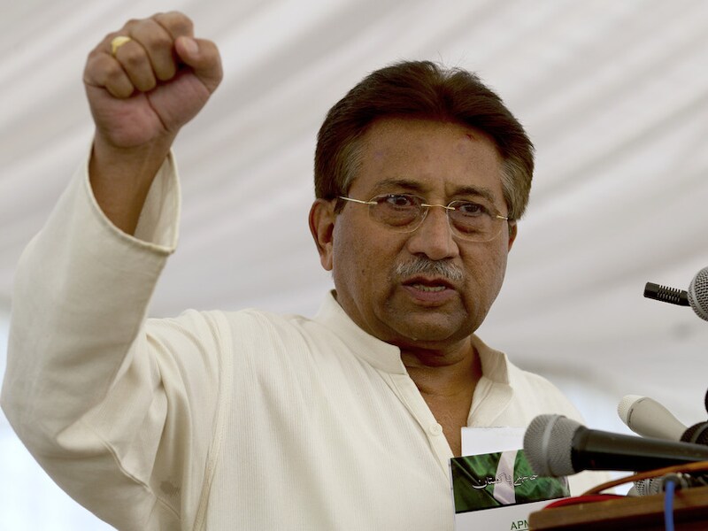 Oud-president Pervez Musharraf van Pakistan.