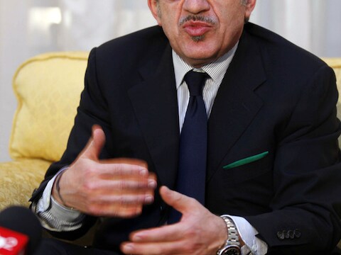 De Italiaanse minister van Binnenlandse Zaken Roberto Maroni.