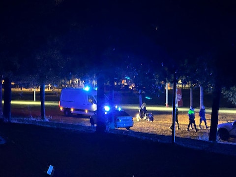 De scooter was vermoedelijk bij het incident betrokken.