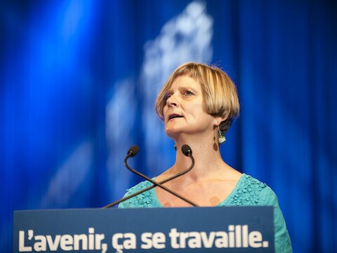 Sabine Laruelle (MR), minister van Middenstand.