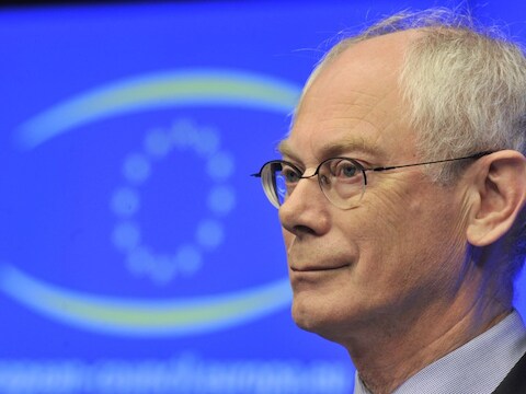 "De voordelen van de euro kunnen niet worden berekend op de eerste tien jaar", meent Van Rompuy.