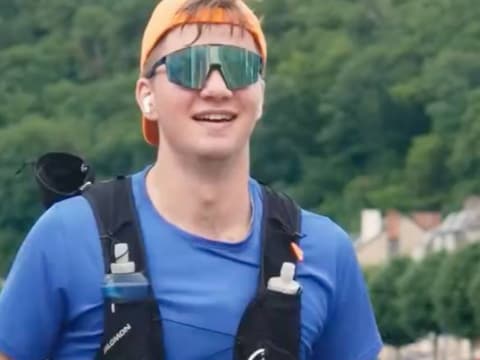 Op sociale media deelden Belgium Running en Sportevents beelden van de prins.