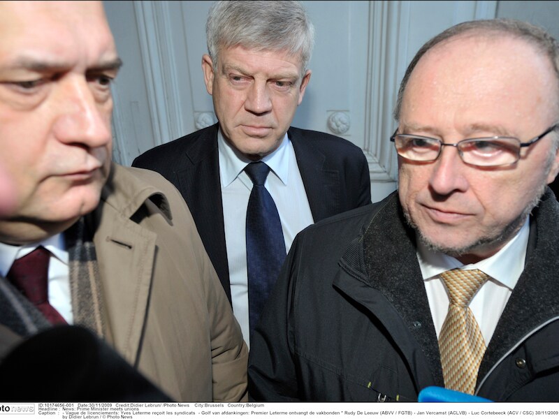 Rudy De Leeuw, Jan Vercamst en Luc Cortebeeck.