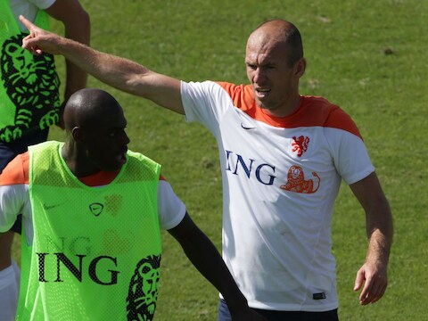 Arjen Robben (rechts).