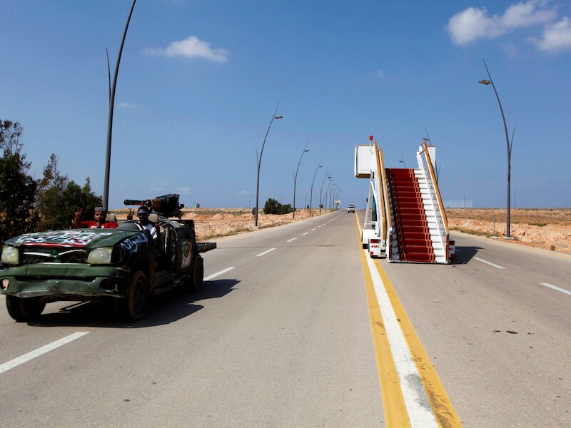 Archiefbeeld van de luchthaven van Tripoli.