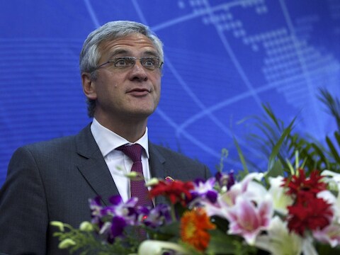 Vlaams minister-president Kris Peeters in China.