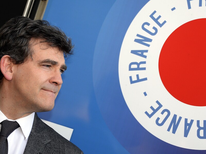 De Franse minister van Herstel, Arnaud Montebourg.