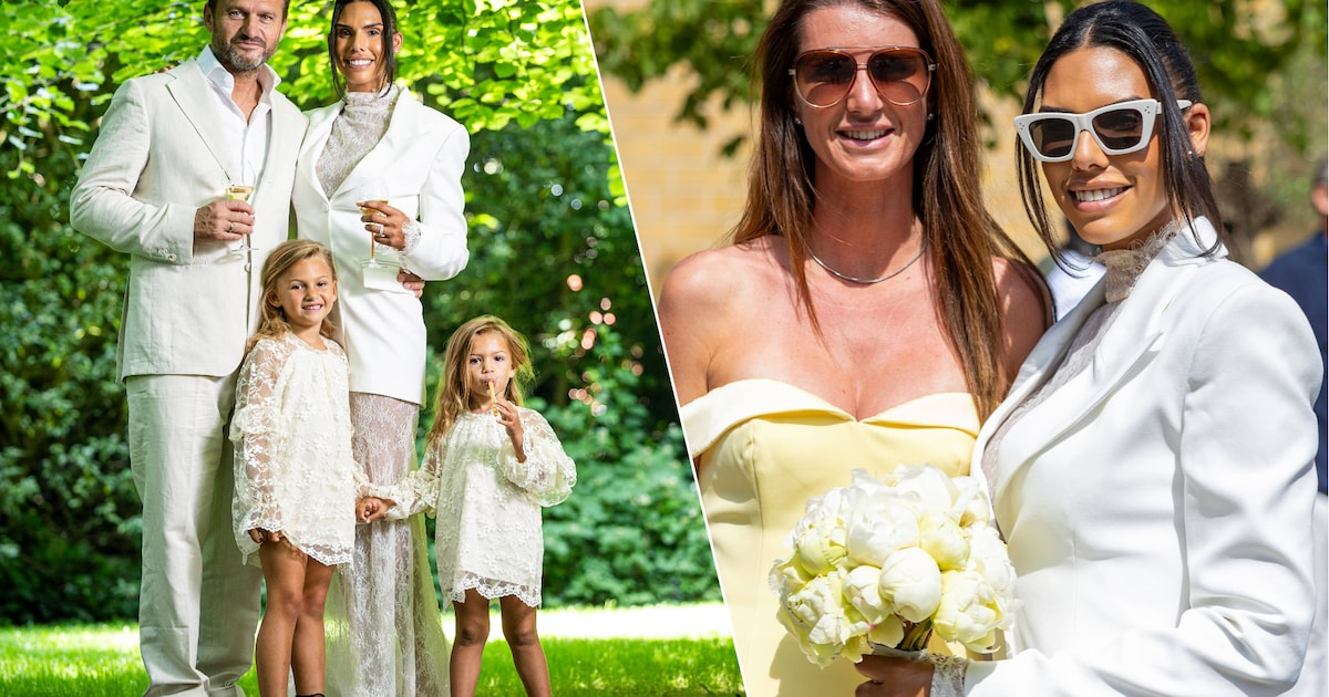 EXCLUSIEF. “Onze trouwringen moesten we gisteren nog in allerijl regelen”:  alle details van de trouw van Wout Bru en Natassia Van Kerkvoorde |  Showbizz | HLN.be