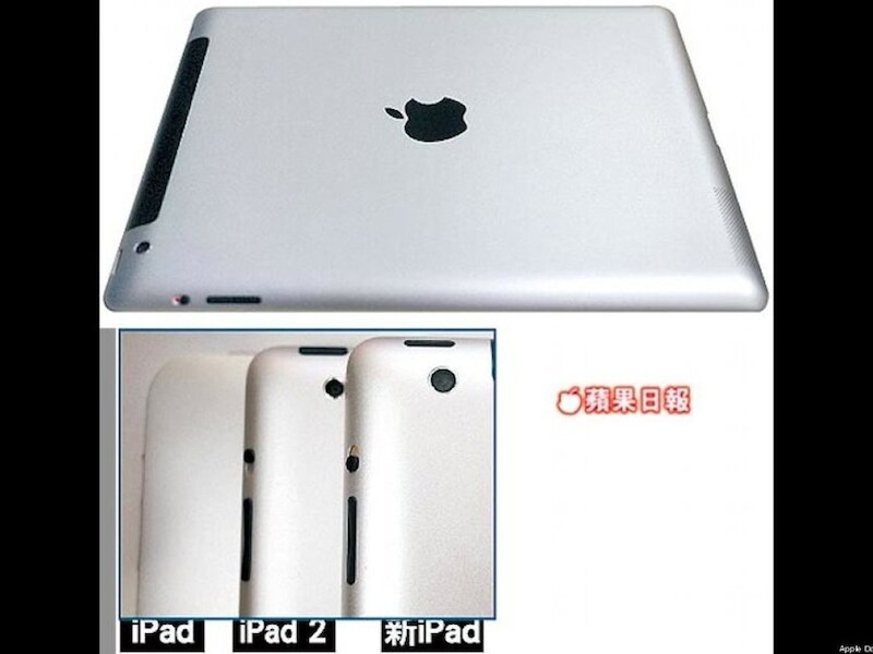 Zo zou de volgende iPad eruit zien, aldus de Chinese website Apple Daily.