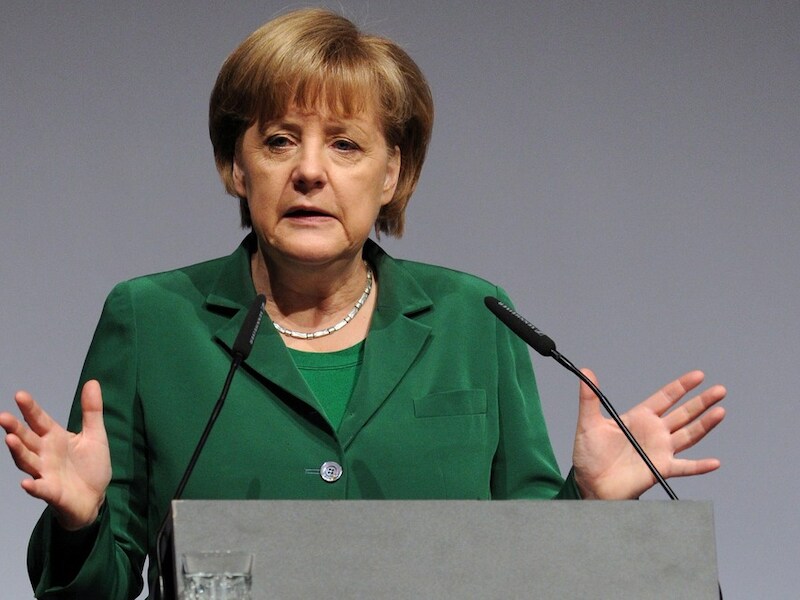 Angela Merkel.