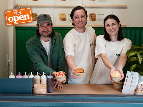 Simon Vercammen, Joris Hoefkens en Benthe Vande Woestijne van Tutto Tiramisu. 