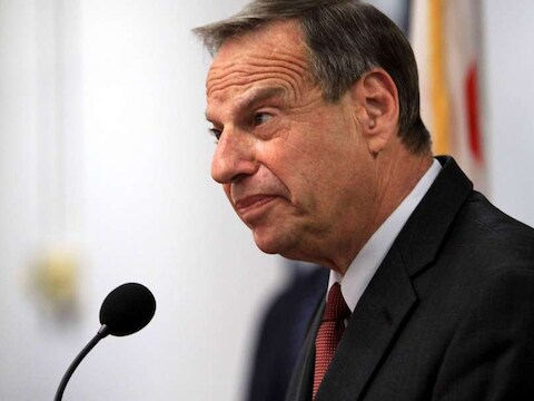 De burgmeester van San Diego, Bob Filner.