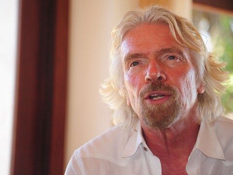Richard Branson is een van de bedrijfsleiders die het Verenigd Koninkrijk in de Europese Unie wil houden.