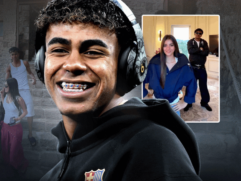 Lamine Yamal heeft rust gevonden bij vriendin Inés Garcia.