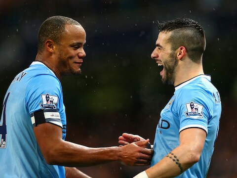 Kompany feliciteert matchwinnaar Negredo