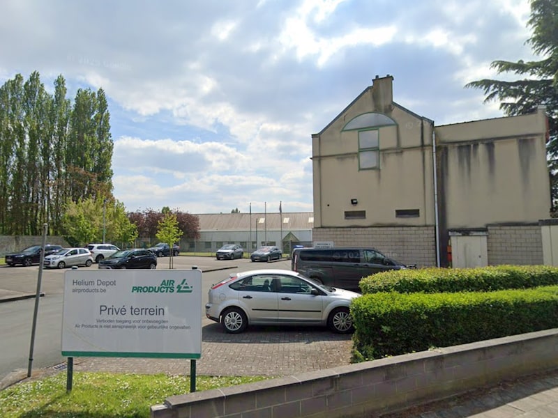 De Air Products-site op de Houtemsesteenweg