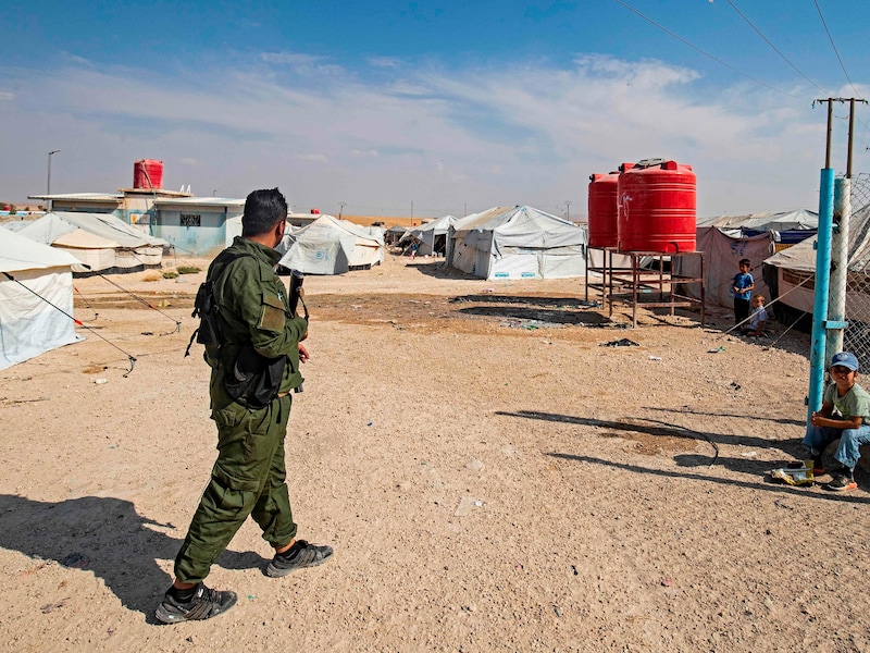 Het kamp Al-Hol in Syrië