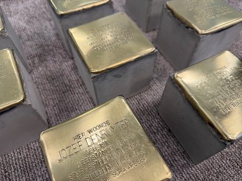 De Stolpersteinen voor de slachtoffers van WO II