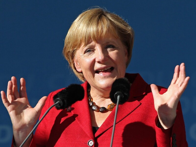De Duitse bondskanselier Angela Merkel.