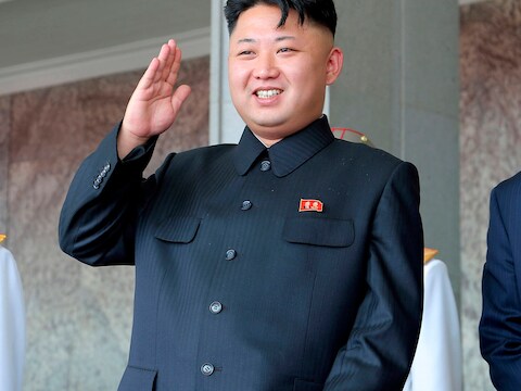 De Noord-Koreaanse leider Kim Jong-un.