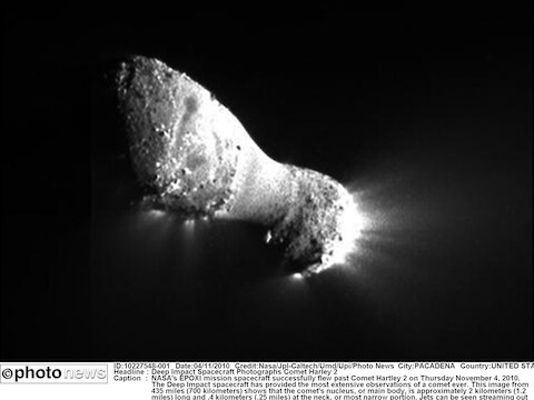 Deep Impact vlakbij de komeet Hartley 2.