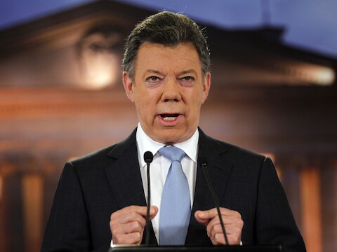 President Juan Manuel Santos.