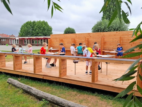 De Zonnewijzer heeft een nieuwe buitenklas.