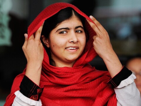 Malala Yousafzai, dinsdag bij de opening van de Library of Birmingham.