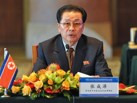 De afgezette Jang Song-thaek.