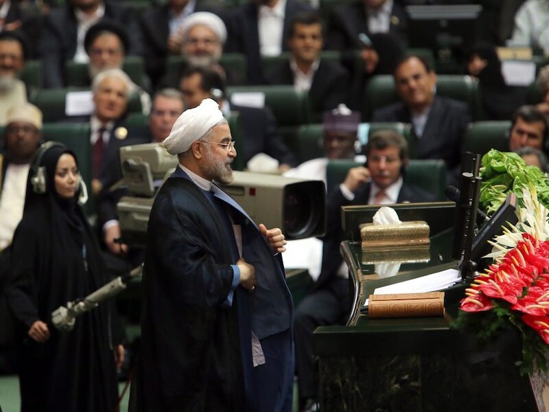 Nieuwbakken Iraanse president Hassan Rohani wil nauwere banden met de VS